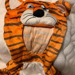 Toddler Tiger costume onesie Halloween costume baby size Large 12-18 mos